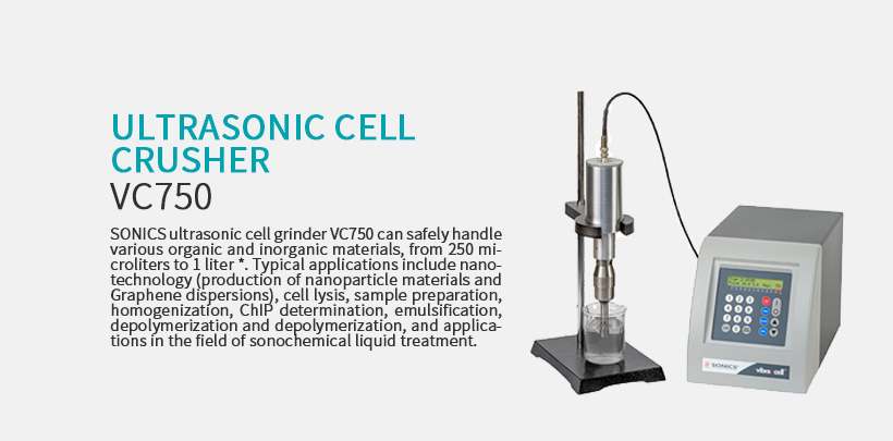 Ultrasonic Cell Disruptor VC750